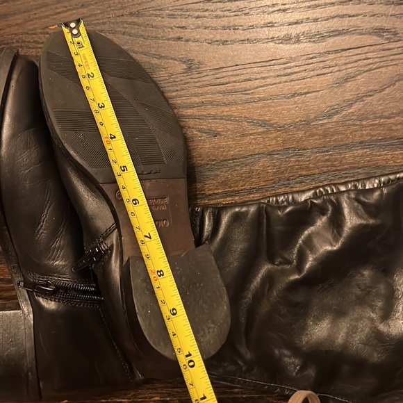 Leather Over the Knee Genuine Leather Boots BROWNS - Picture 8 of 9